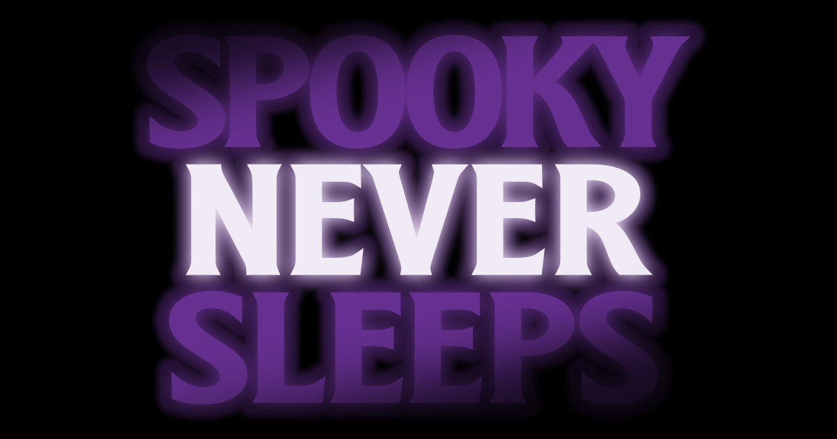 Spooky Never Sleeps Logo